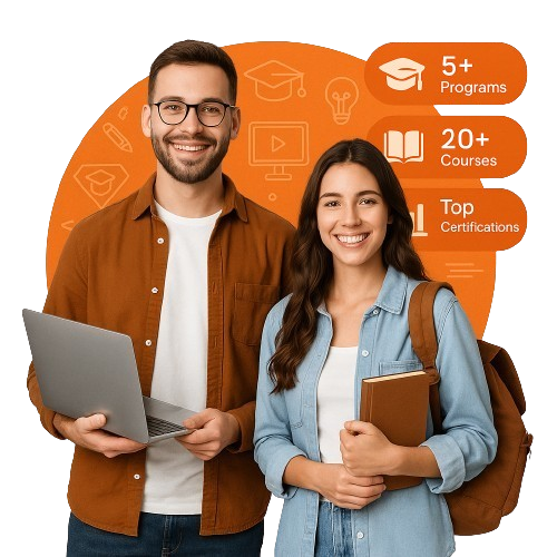 Students with laptop